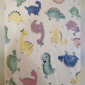 Dinosaur Print Baby Blanket